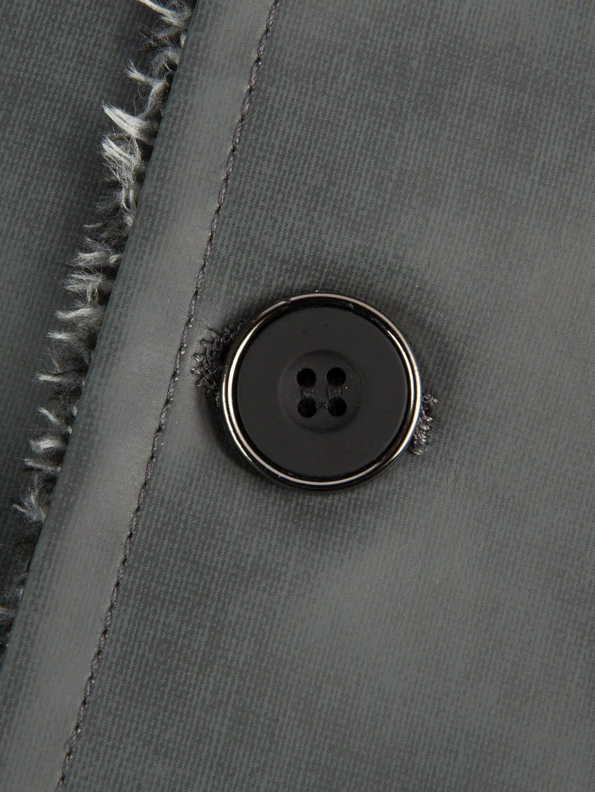 Men's Epaulet Design Stand Collar Single Breasted Coat - Image 9